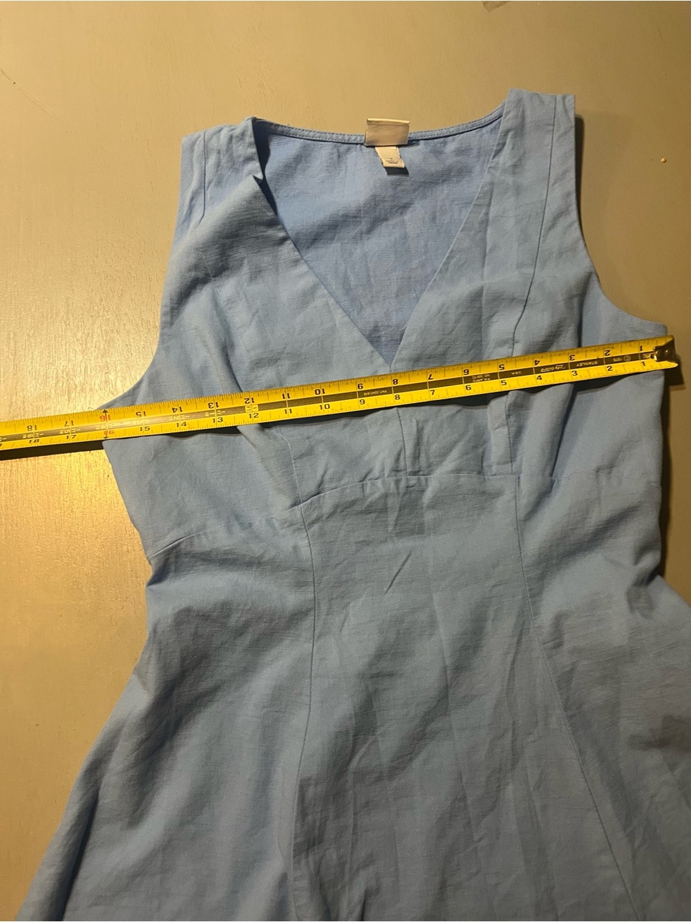 a new day Light Blue Sleeveless V-Neck A-Line Dress - Picture 6 of 10